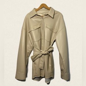 Ava Babaton Aritzia Jacket with belt